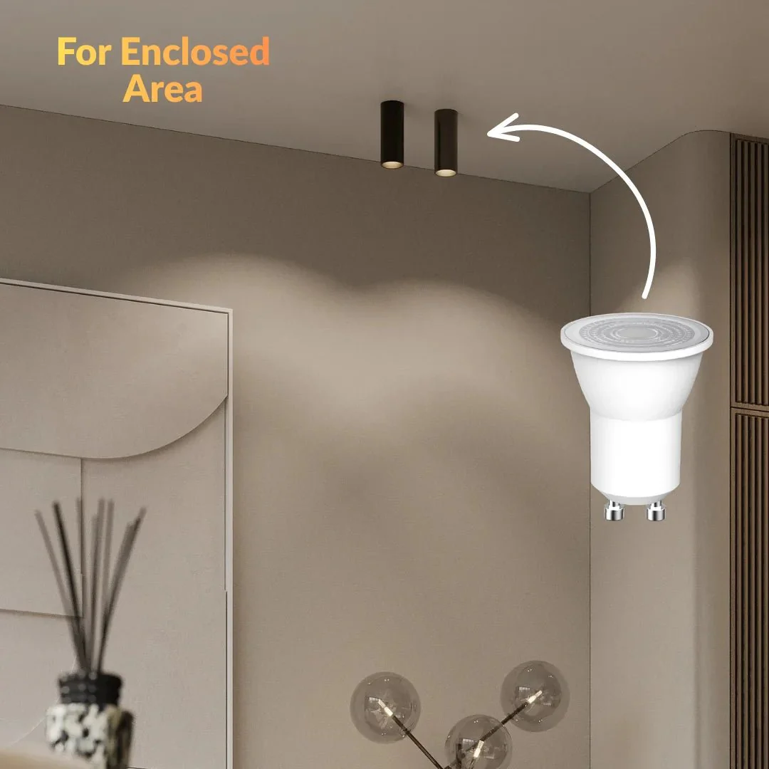 PAR11 LED Bulb Light GU10 Base 12-24V - for Enclosed Area (FL2.2) - Image 4