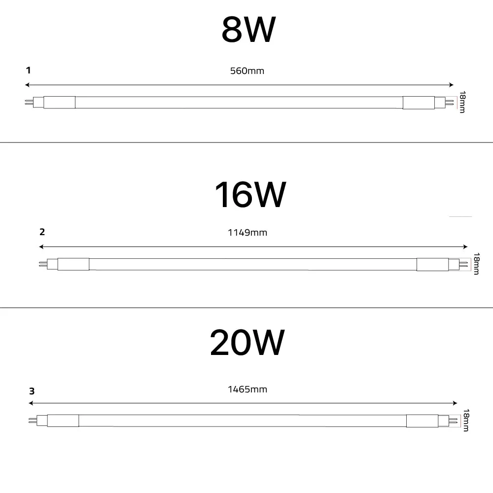 Slim T5 LED Tube Light - Double Ended (T5 Bulb) - Image 9