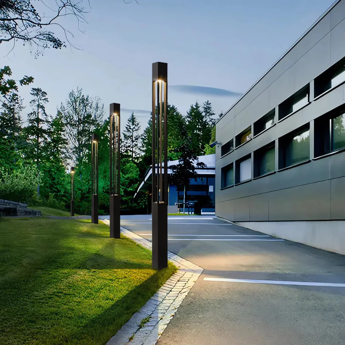 Ultralight Outdoor Led Pole Light 50W 4Meter (AWS-323) - Image 3